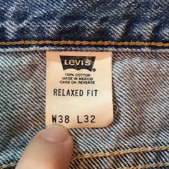 Levi's 540 Vintage Paper Label Relaxed Fit Blue Men's Jeans - Picture 5 of 13